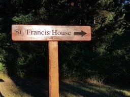 Sign To St. Francis House